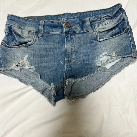Zara Denim Shorts Size 2 - Picture 1 of 7